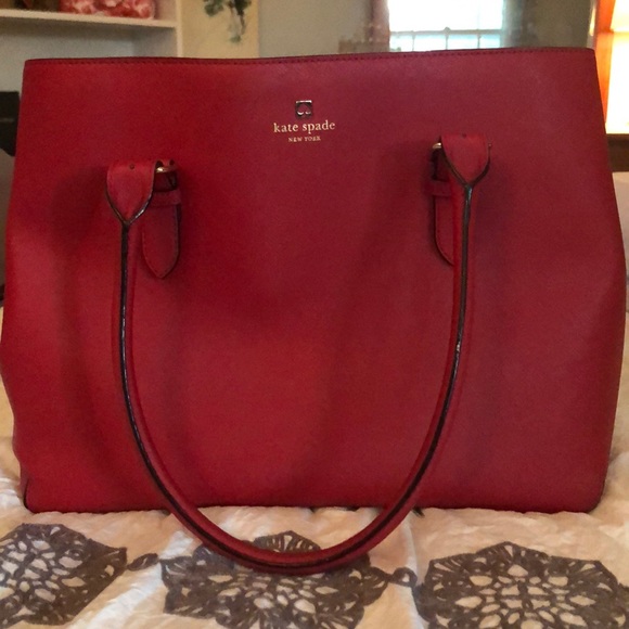 kate spade Handbags - Kate spade large leather tote